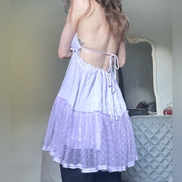 SOLD ON DEPOP**Short Lilac Sundress - Picture 6 of 6